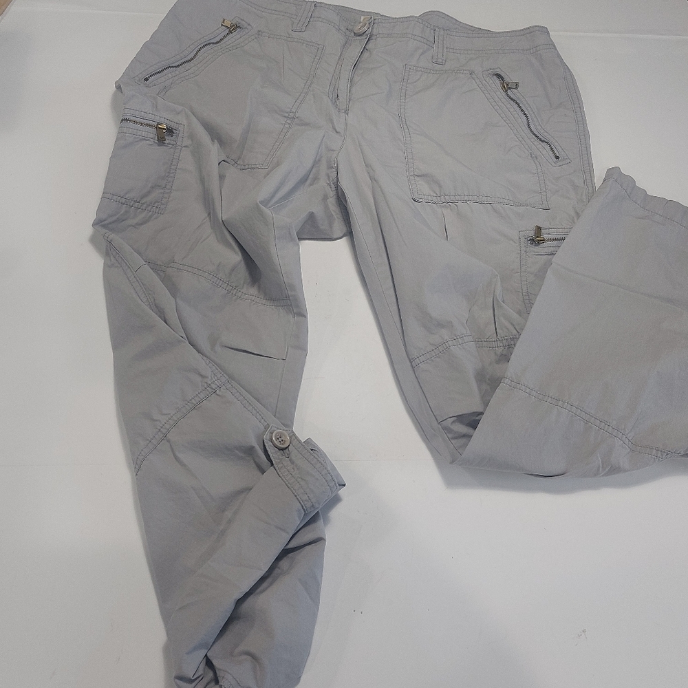 Michael Kors Women's Gray Cargo Pants Size 14W